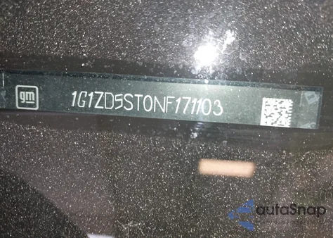 2022 Chevrolet Malibu Fwd Lt z USA, uszkodzony, nr VIN 1G1ZD5ST0NF171103